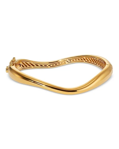 Alma Wavy Bangle Bracelet