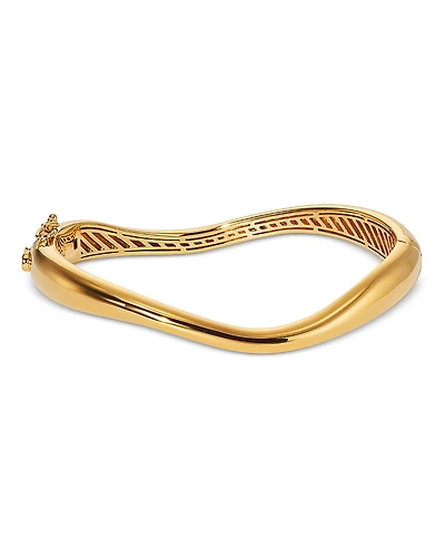Nadri Alma Wavy Bangle Bracelet