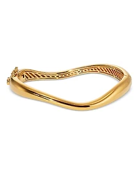 Nadri Alma Wavy Bangle Bracelet