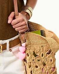 Puffy Heart Bag Charm