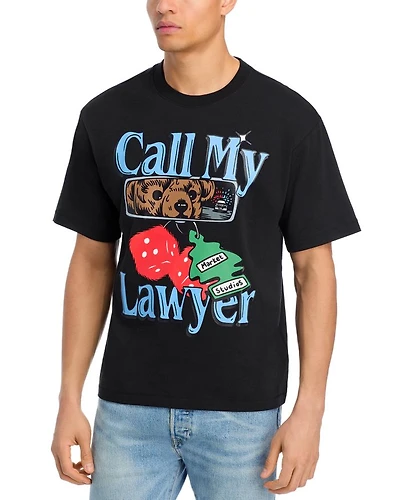 Call My Lawyer Chase Graphic Logo Tee