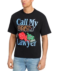 Call My Lawyer Chase Graphic Logo Tee