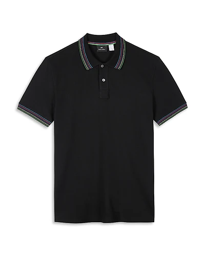 Ps Paul Smith Regular Fit Striped Collar Polo