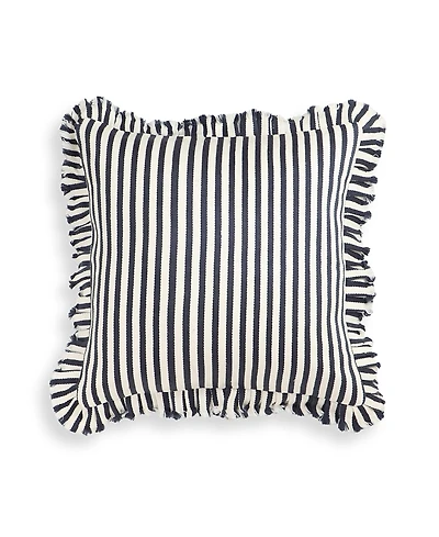 Tov Furniture Alessia Striped Ruffle 20 Square Accent Pillow