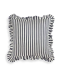 Tov Furniture Alessia Striped Ruffle 20 Square Accent Pillow