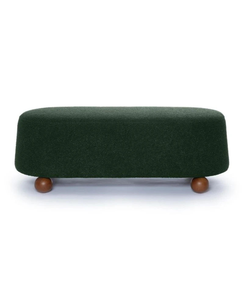 Jaine Boucle Large Ottoman