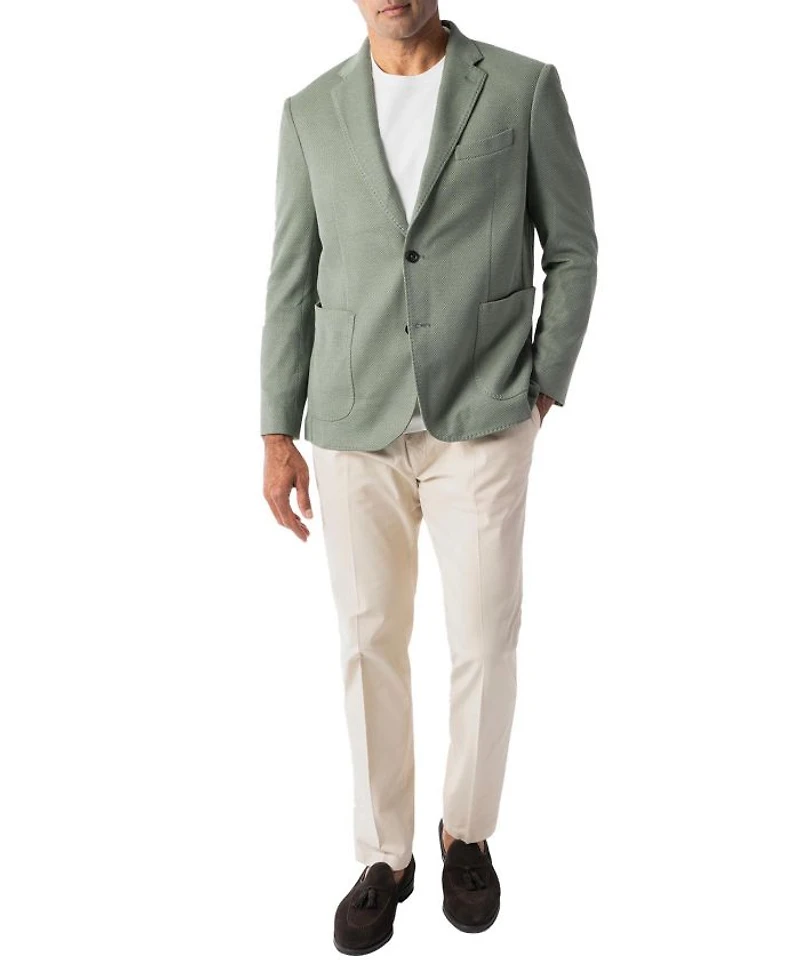 Wright Textured Knit Blazer