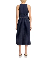 Esther Sleeveless Denim Midi Dress