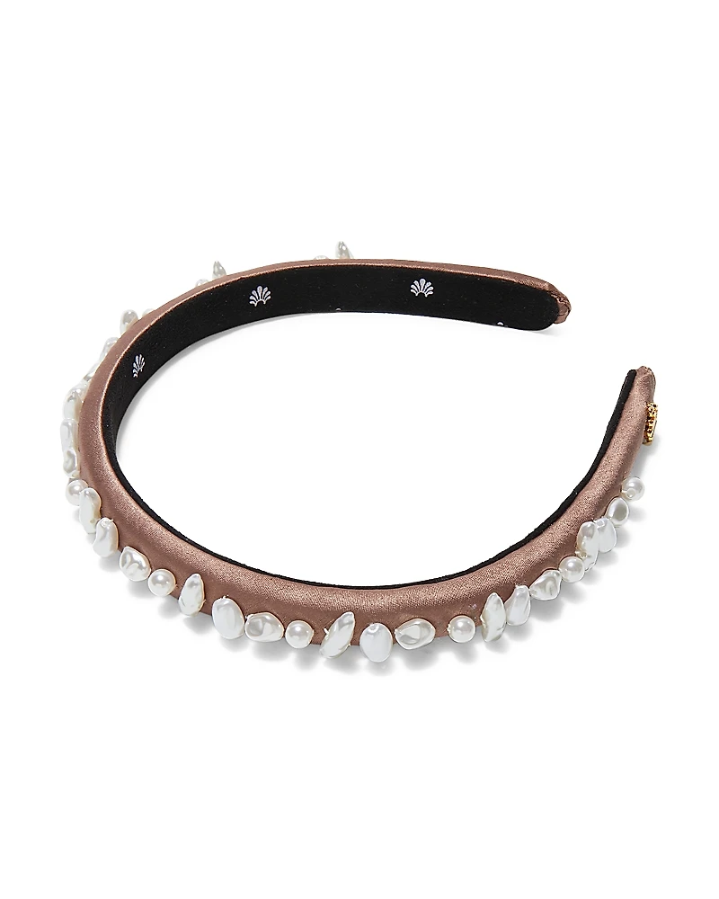 Lele Sadoughi Gigi Faux Pearl Treasure Headband