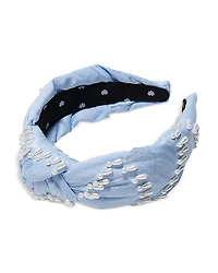 Lele Sadoughi Knotted Venus Embellished Headband