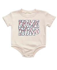 Sweet Wink Boys' Home Run Patch Short Sleeve Romper - Baby
