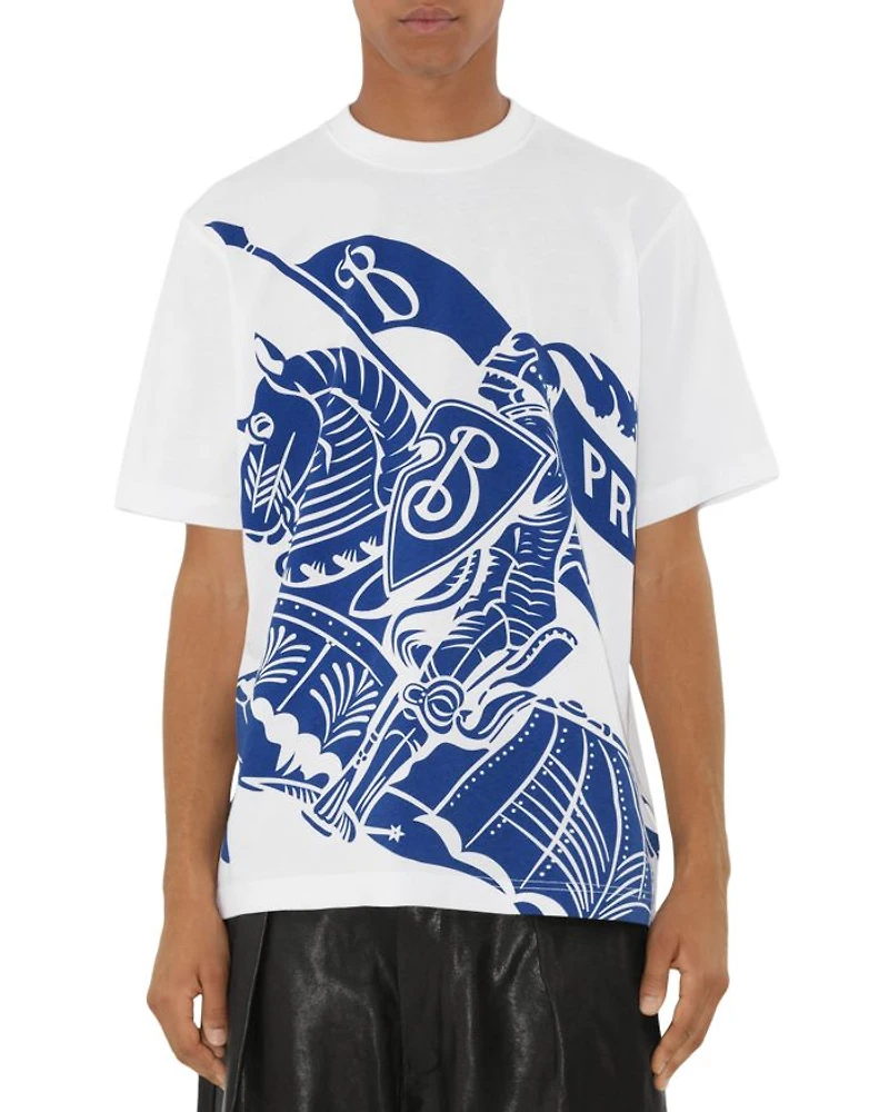 Equestrian Knight Design Regular Fit Graphic Logo Tee