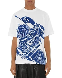 Equestrian Knight Design Regular Fit Graphic Logo Tee