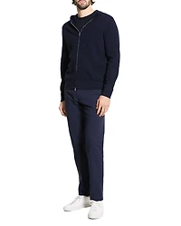 Myhlo Zip Front Knit Hoodie