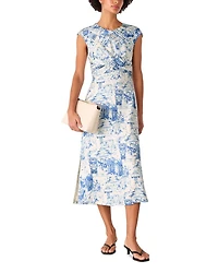Rome Print Midi Dress