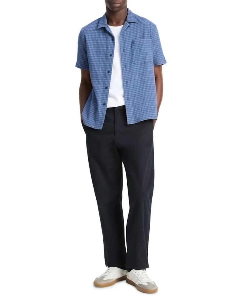Short Sleeve Button Front Camp Shirt