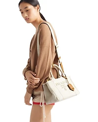 Jardiniere Small Linen Blend Handbag