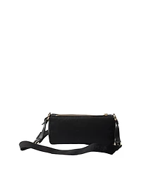 Re-Nylon and Leather Shoulder Bag