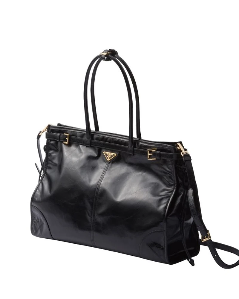Bonnie Extra Large Convertible Leather Shoulder Handbag