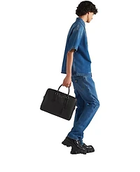 Saffiano Leather Briefcase