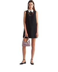 Re-Edition Satin Mini-Bag with Crystals