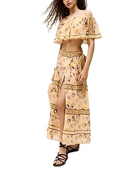 Amalia Printed Wrap Skirt