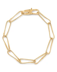 Marco Bicego 18K Yellow Gold Marrakech Onde Twisted Coil Large Link Chain Bracelet