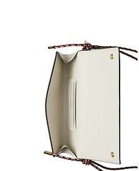 Wallet with Leather Shoulder Strap