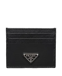 Prada Re-Nylon and Saffiano Leather Card Holder
