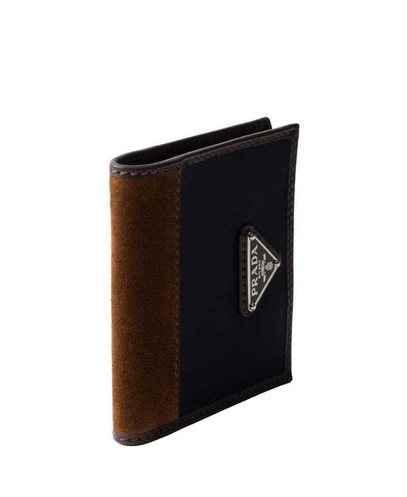 Re-Nylon and Leather Wallet