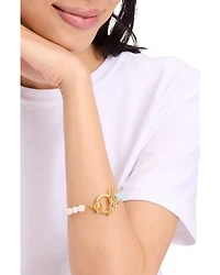 Ropes & Knots Bead & Cultured Freshwater Pearl Flex Bracelet