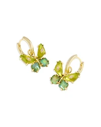 Bianca Butterfly Huggie Earrings