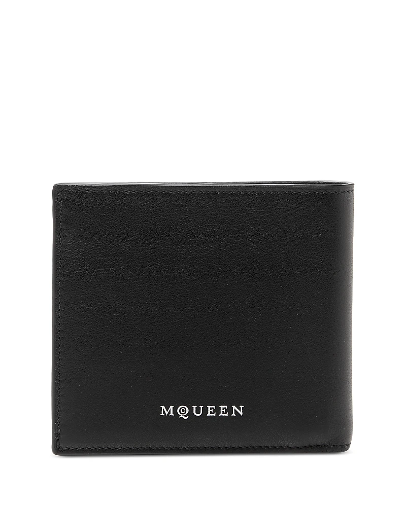McQueen Bi Fold Leather Wallet
