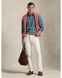 Classic Fit Plaid Oxford Shirt