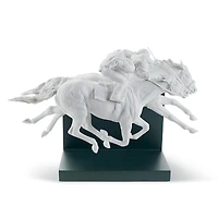 Lladro Horse Race Sculpture