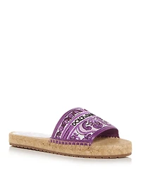 Dolce & Gabbana Women's Espadrille Slide Sandals
