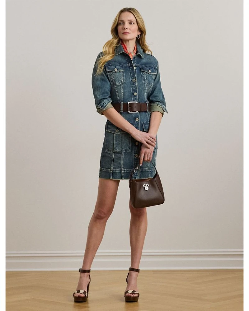 Denim Trucker Dress