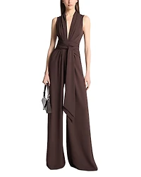 Kobi Halperin Tie Waist Palazzo Jumpsuit