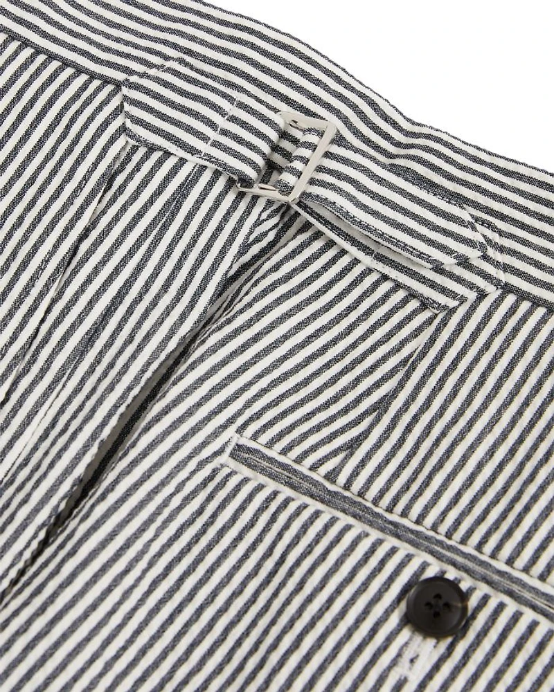 Pinstripe Seersucker 9.1" Shorts
