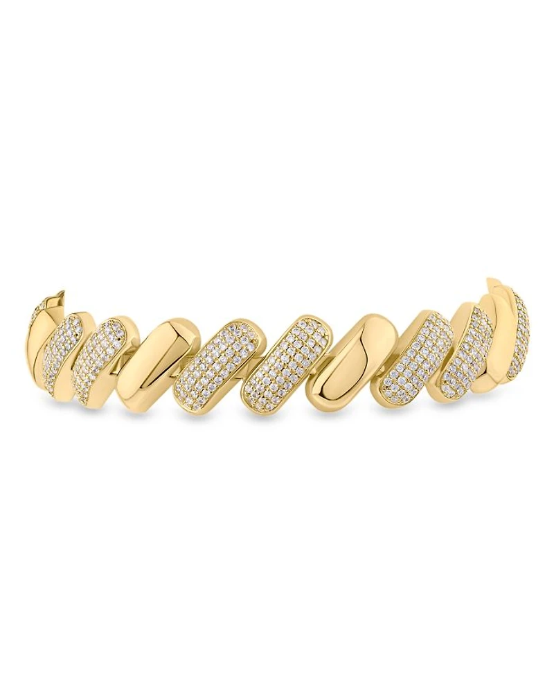 Pavé Bar Flex Bracelet