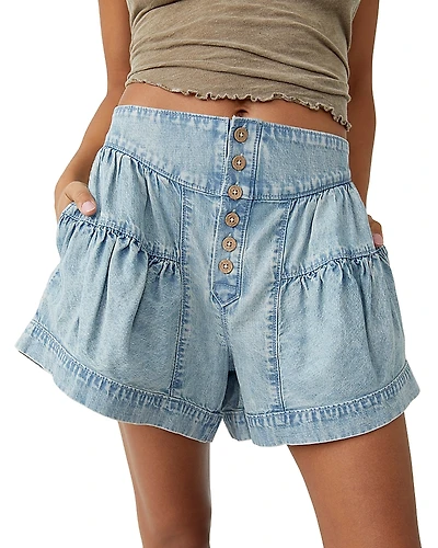 Free People Fleur Denim Shorts