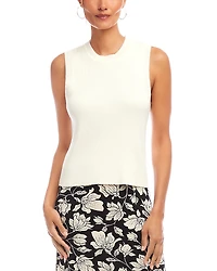 Karen Kane Ribbed Sweater Tank Top