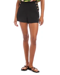 Mel Button Trim Pocket Shorts