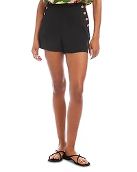 Fifteen Twenty Mel Button Trim Pocket Shorts