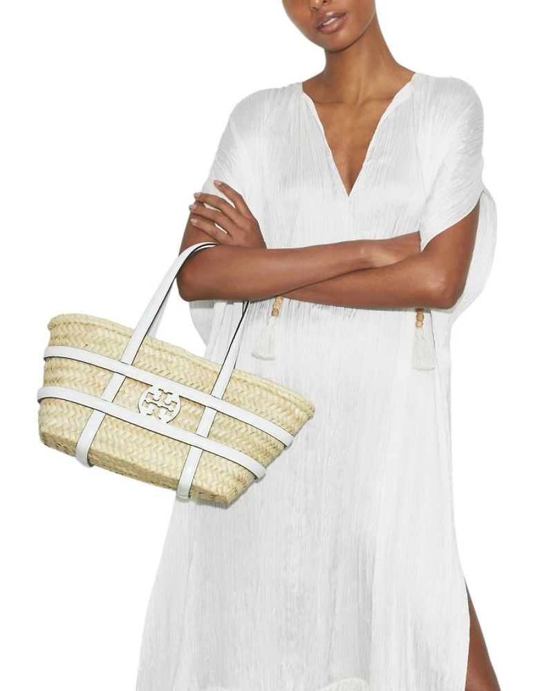 Ella Small Straw Basket Tote
