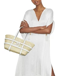 Ella Small Straw Basket Tote