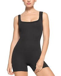 Skims Cotton Rib Onesie Bodysuit