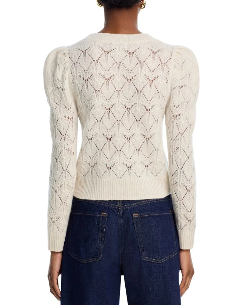 Embroidered Cashmere Cardigan - Exclusive