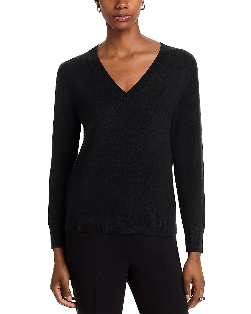 C by Bloomingdale's Cashmere V Neck Sweater - Exclusive