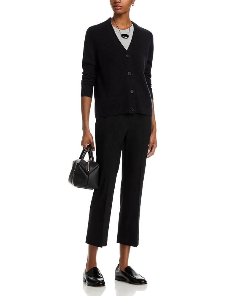 Grandmother Cashmere V Neck Cardigan Sweater - Exclusive